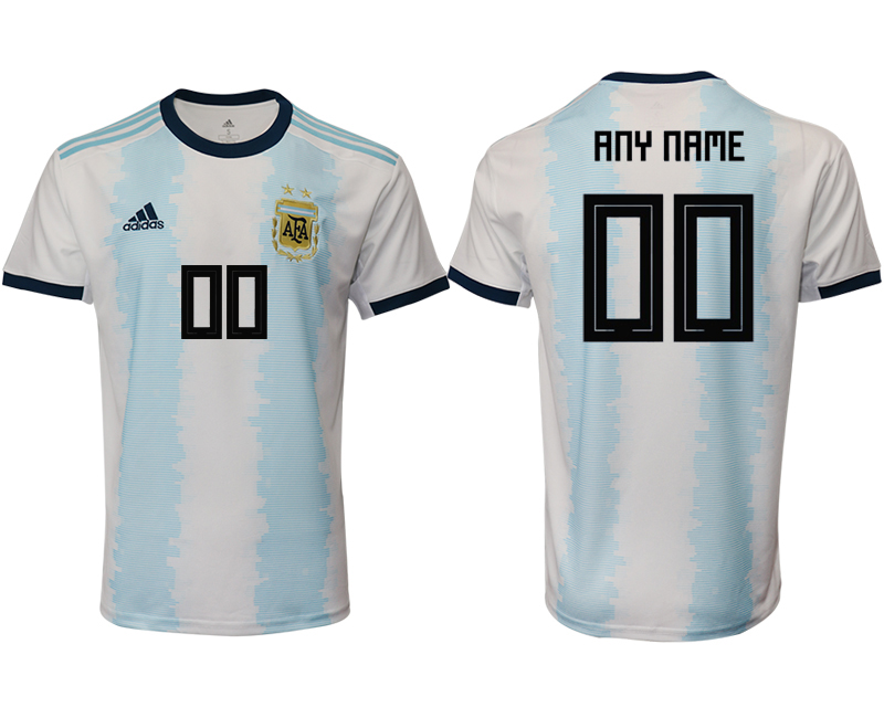 2019-20-Argentina-Customized-Home-Thailand-Soccer-Jersey