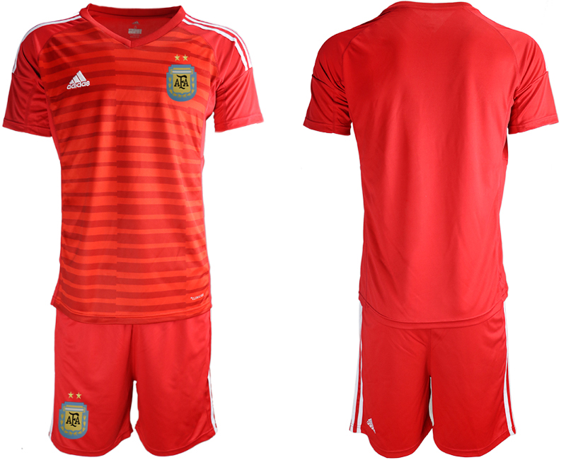 2019-20-Argentina-Red-Goalkeeper-Soccer-Jersey