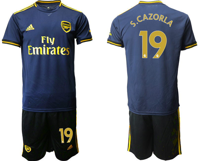 2019-20 Arsenal 19 S.CAZORLA Third Away Soccer Jersey