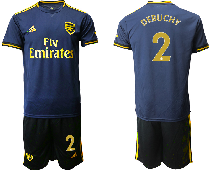 2019-20 Arsenal 2 DEBUCHY Third Away Soccer Jersey