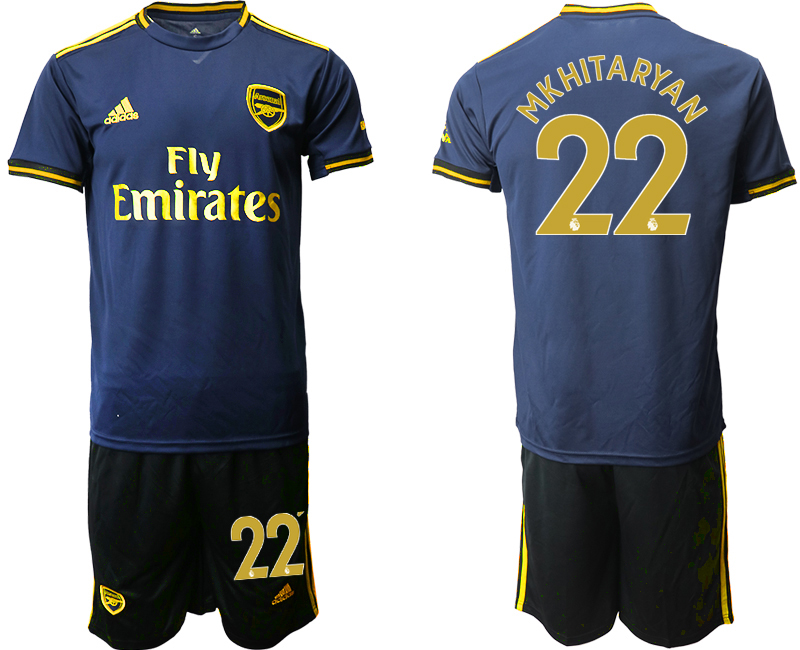 2019-20 Arsenal 22 MKHITARYAN Third Away Soccer Jersey