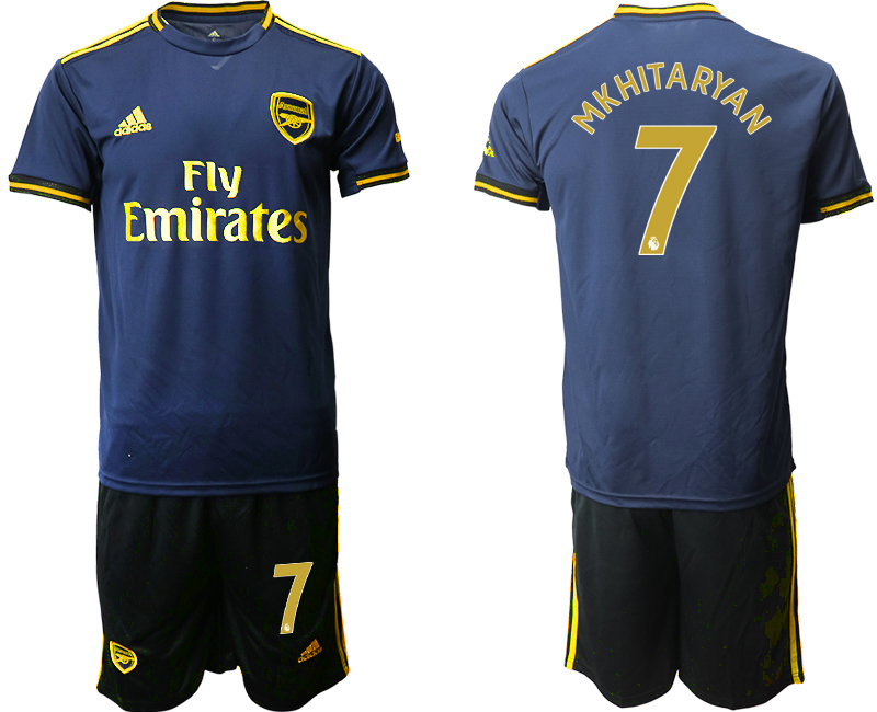 2019-20 Arsenal 7 MKHITARYAN Third Away Soccer Jersey