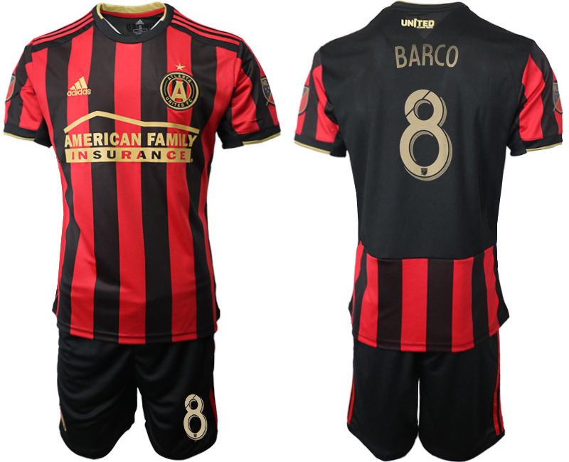 2019-20 Atlanta United FC 8 BARCO Home Soccer Jersey