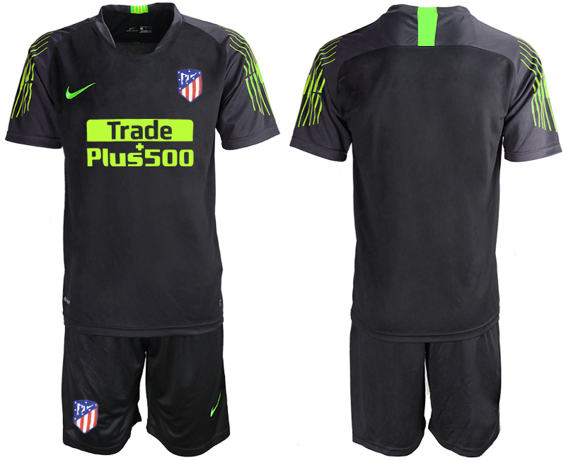 2019-20 Atletico Madrid Black Goalkeepe Soccer Jersey