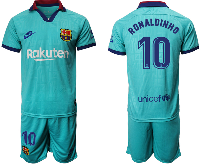 2019-20 Barcelona 10 RONALDINHO Third Away Soccer Jersey