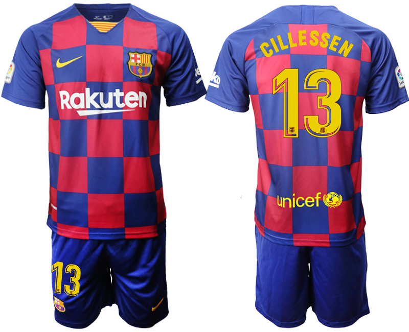 2019-20 Barcelona 13 CILLESSEN Home Soccer Jersey