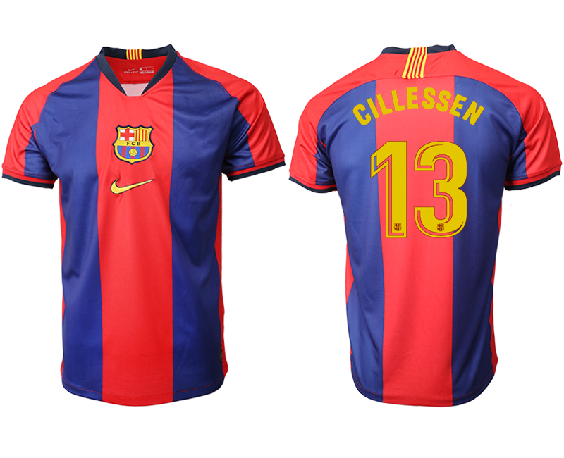 2019-20-Barcelona-13-CILLESSEN-Home-Thailand-Soccer-Jersey