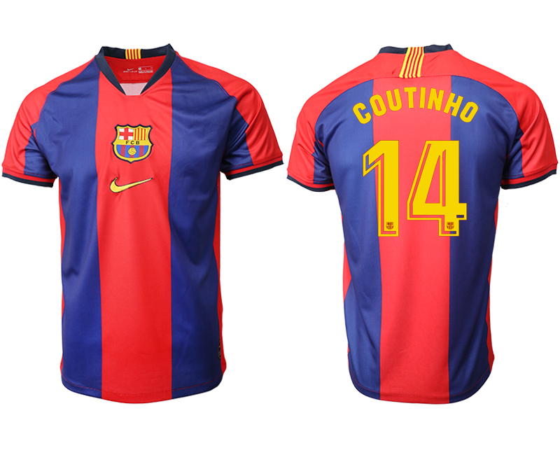 2019-20-Barcelona-14-COUTINHO-Home-Thailand-Soccer-Jersey