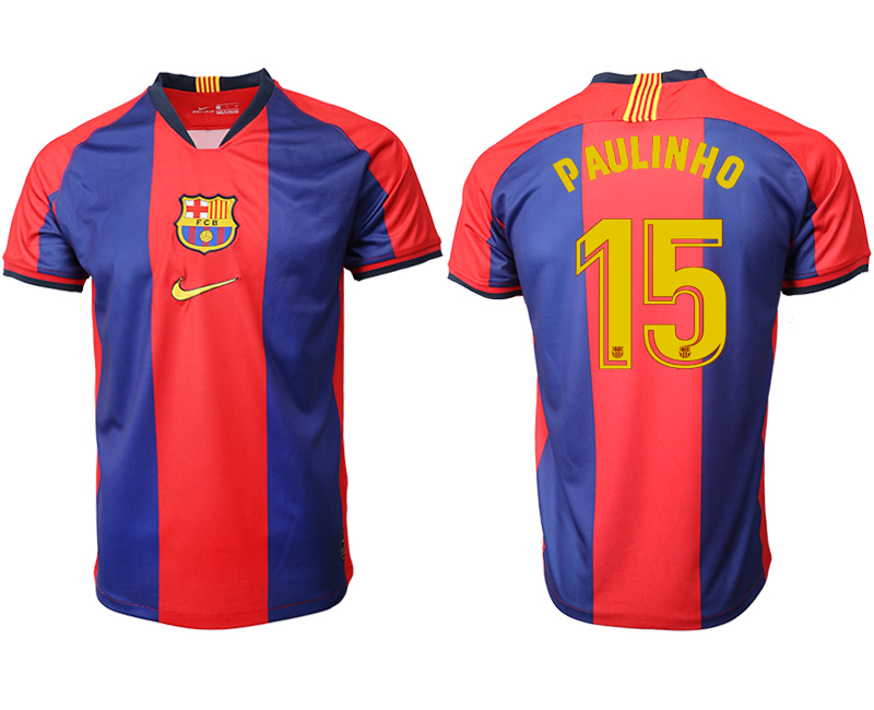 2019-20-Barcelona-15-P-AULINHO-Home-Thailand-Soccer-Jersey