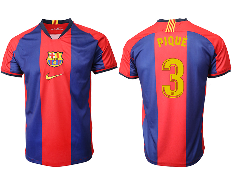 2019-20-Barcelona-3-PIQUE-Home-Thailand-Soccer-Jersey