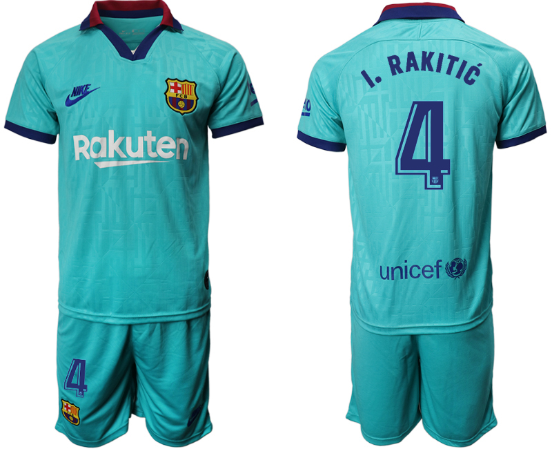 2019-20 Barcelona 4 I. RAKITIC Third Away Soccer Jersey