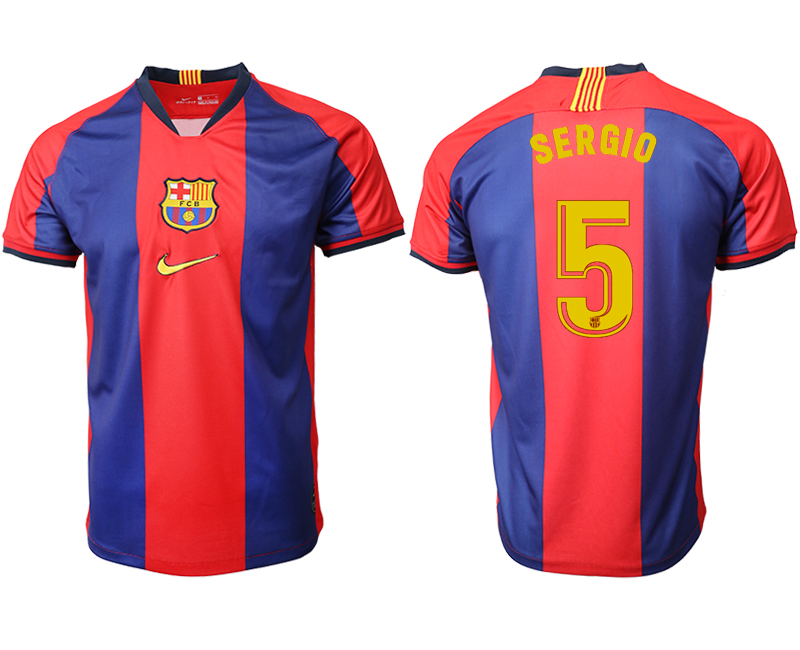 2019-20-Barcelona-5-SERGIO-Home-Thailand-Soccer-Jersey