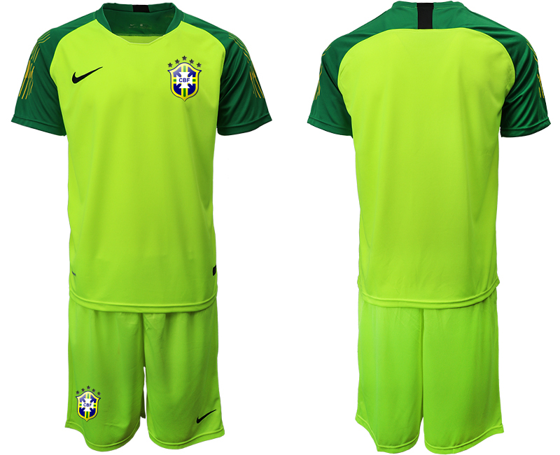 2019-20 Barcelona Green Goalkeeper Soccer Jersey