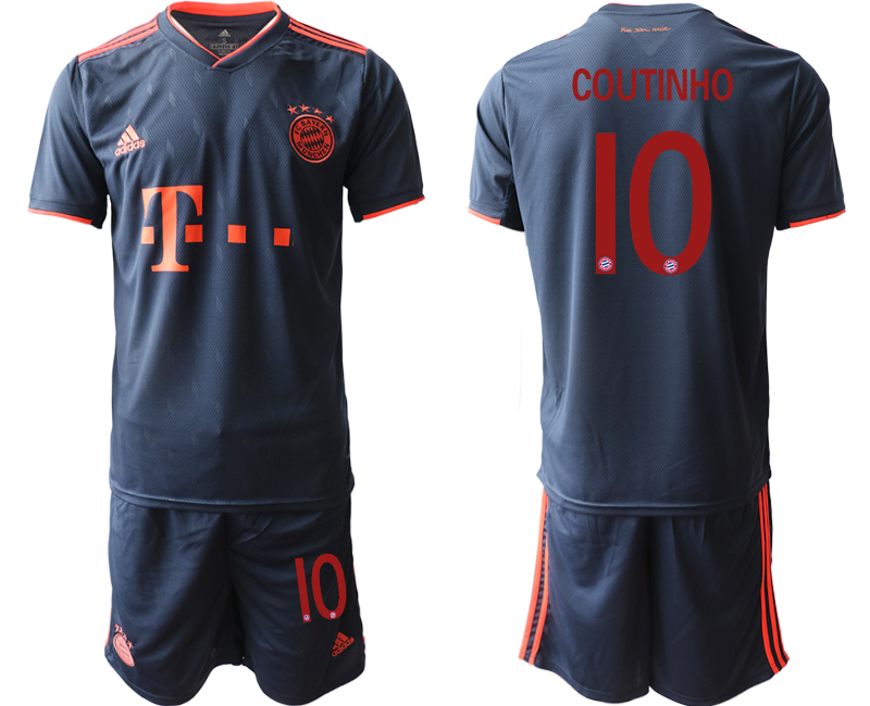 2019-20 Bayern Munich 10 COUTINHO Third Away Soccer Jersey