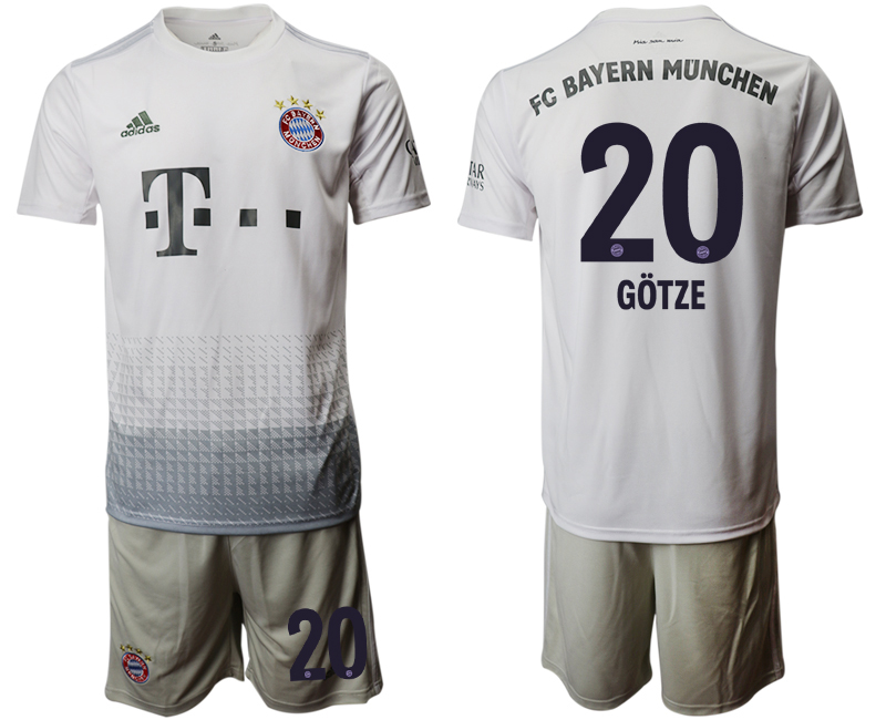 2019-20 Bayern Munich 20 GOTZE Away Soccer Jersey