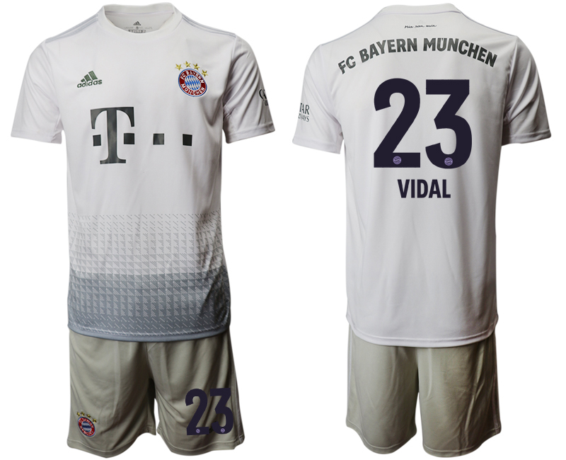 2019-20 Bayern Munich 23 VIDAL Away Soccer Jersey