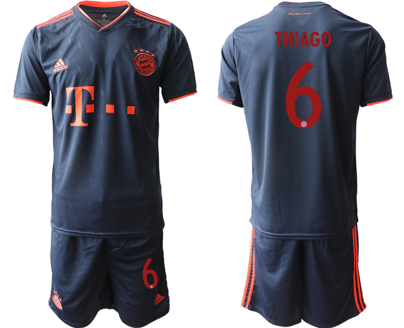 2019-20 Bayern Munich 6 THIAGO Third Away Soccer Jersey