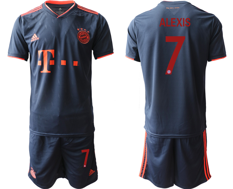 2019-20 Bayern Munich 7 ALEXIS Third Away Soccer Jersey