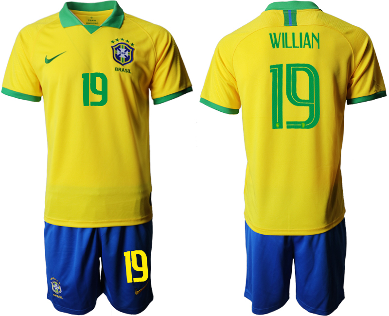 2019-20-Brazil-19-WULLIAN-Home-Soccer-Jersey