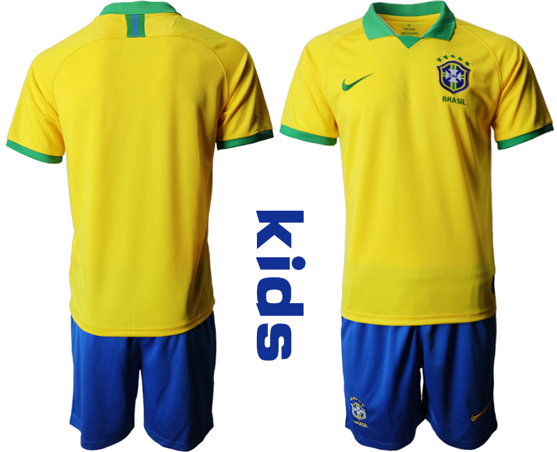 2019-20-Brazil-Youth-Home-Soccer-Jersey