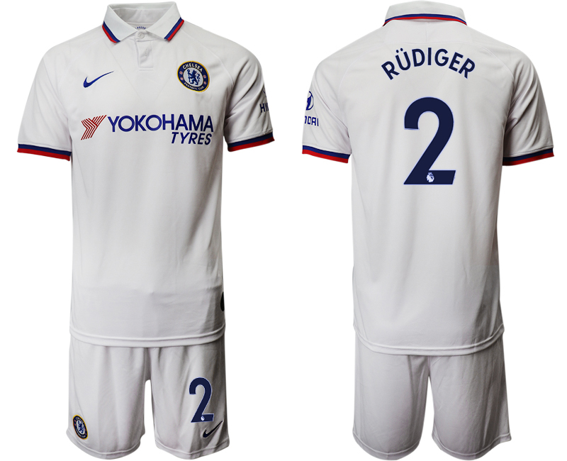 2019-20 Chelsea 2 RUDIGER Away Soccer Jersey