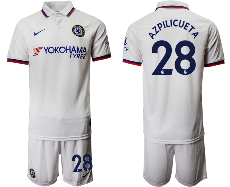 2019-20 Chelsea 28 AZPILICUETA Away Soccer Jersey