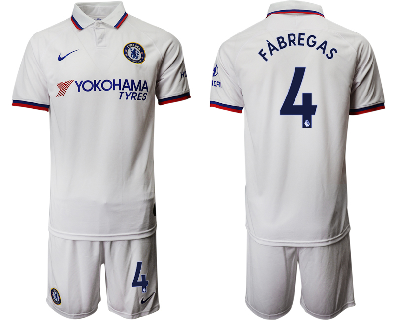 2019-20 Chelsea 4 FABREGAS Away Soccer Jersey