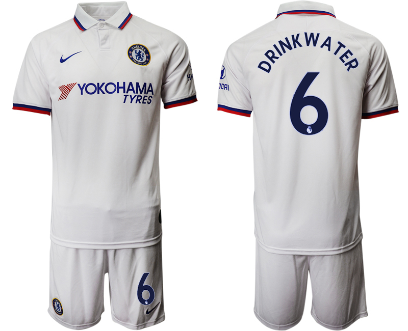 2019-20 Chelsea 6 DRINKWATER Away Soccer Jersey