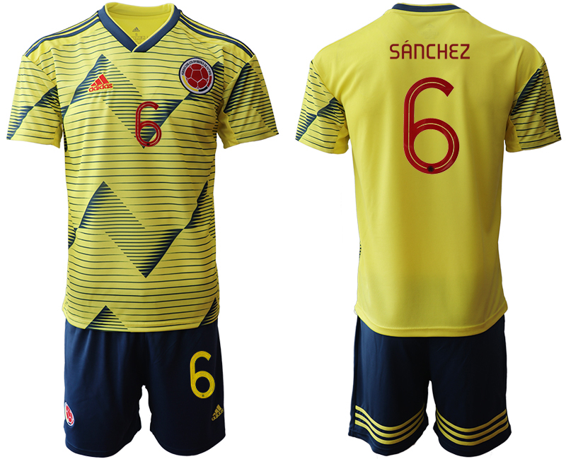 2019-20-Colombia-6-SANCHEZ-Home-Soccer-Jersey (1)