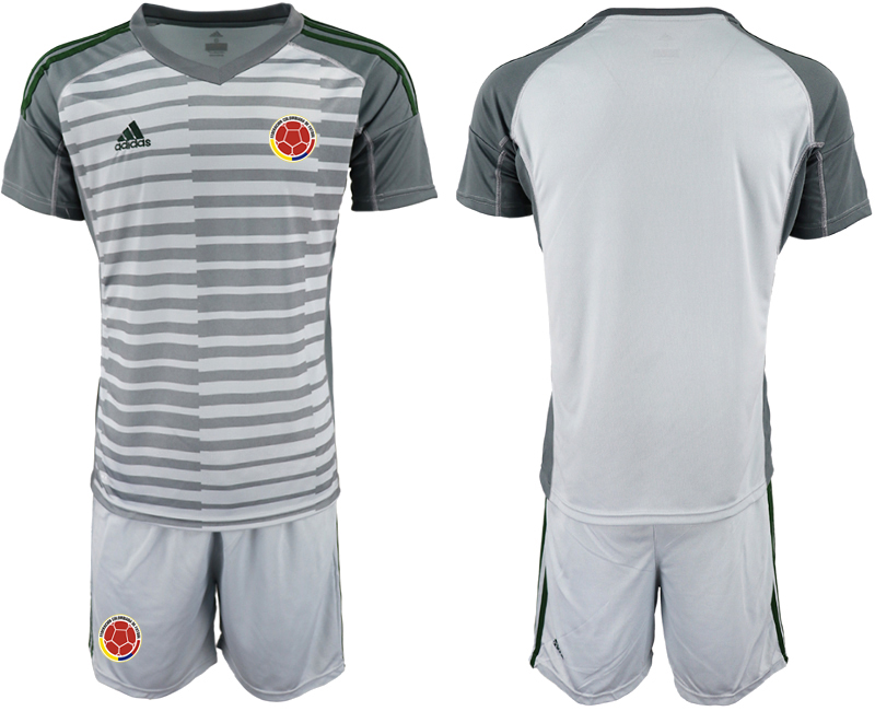 2019-20-Colombia-Gray-Goalkeeper-Soccer-Jersey