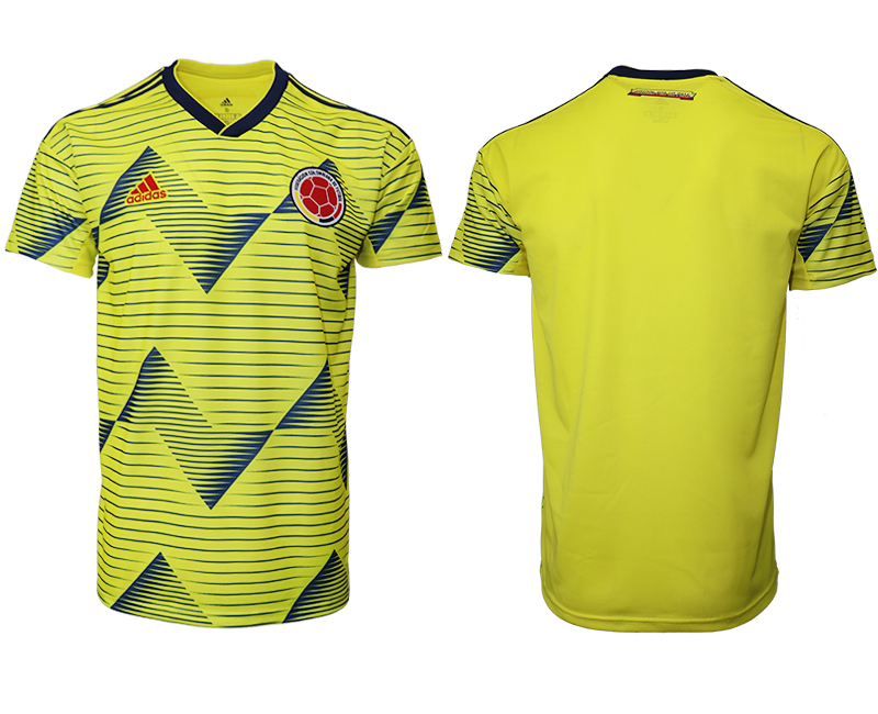 2019-20-Colombia-Home-Thailand-Soccer-Jersey