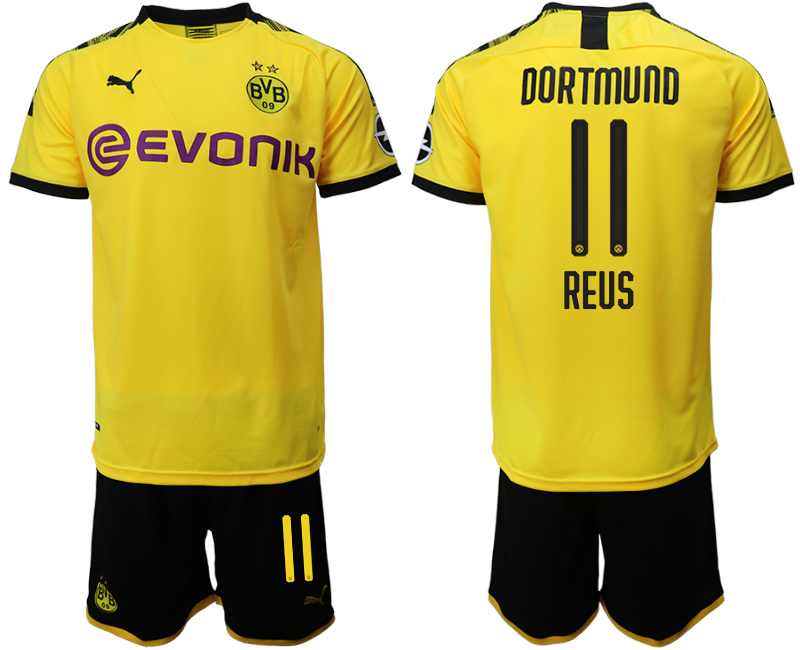 2019-20 Dortmund 11 REUS Home Soccer Jersey