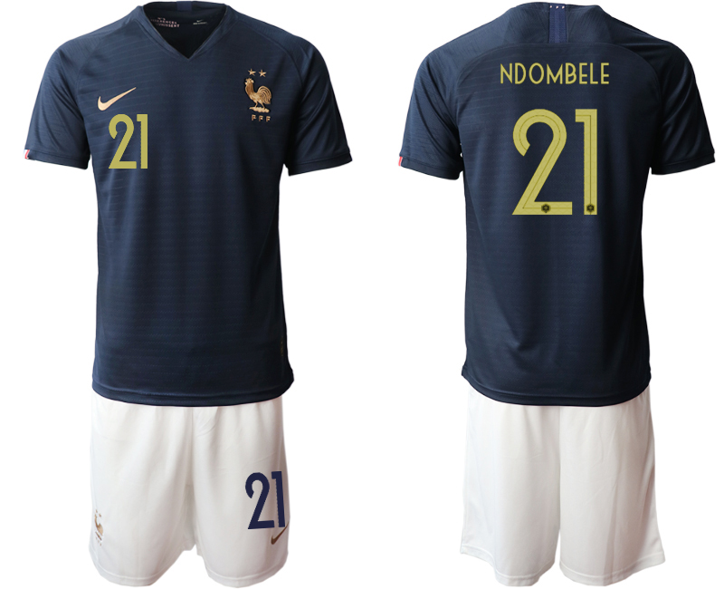 2019-20-France-21-NDOMBELE-Home-Soccer-Jersey