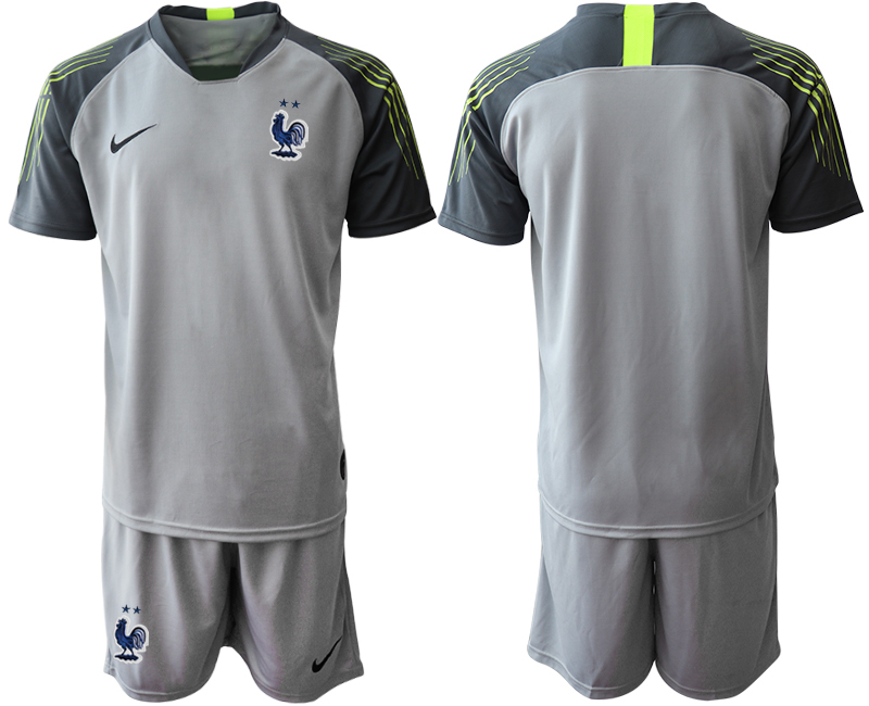 2019-20-France-Gray-Goalkeeper-Soccer-Jersey