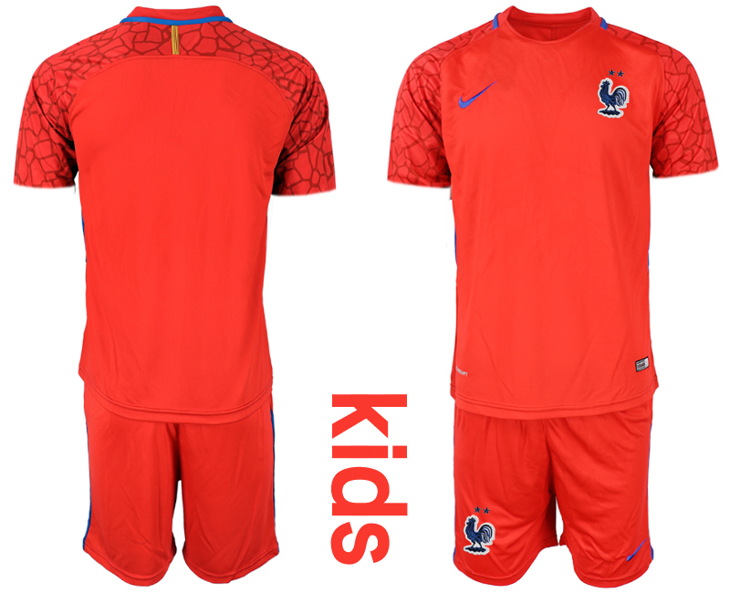 2019-20-France-Red-Youth-Goalkeeper-Soccer-Jersey