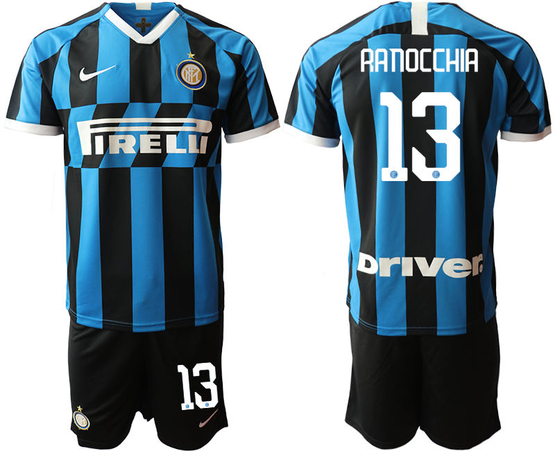 2019-20 Inter Milan 13 RANOCCHIA Home Soccer Jersey