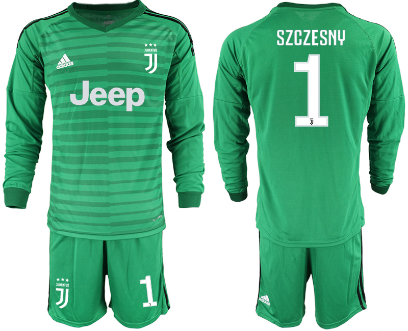 2019-20-Juventus-1-SZCZESNY-Green-Long-Sleeve-Goalkeeper-Soccer-Jersey (1)