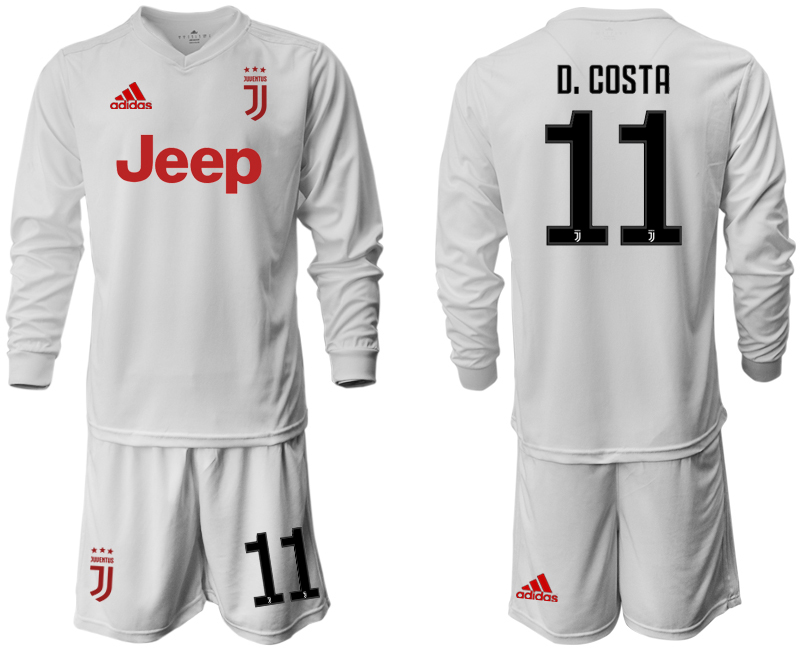 2019-20-Juventus-11-D.-COSTA-Long-Sleeve-Away-Soccer-Jersey