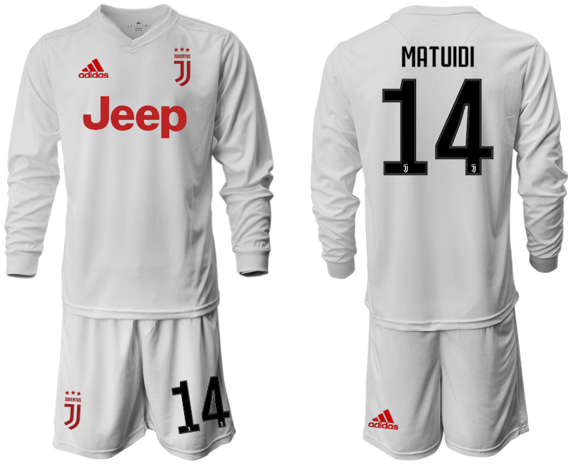 2019-20-Juventus-14-MATUIDI-Long-Sleeve-Away-Soccer-Jersey