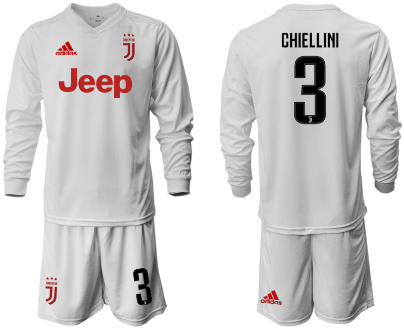 2019-20-Juventus-3-CHIELLINI-Long-Sleeve-Away-Soccer-Jersey