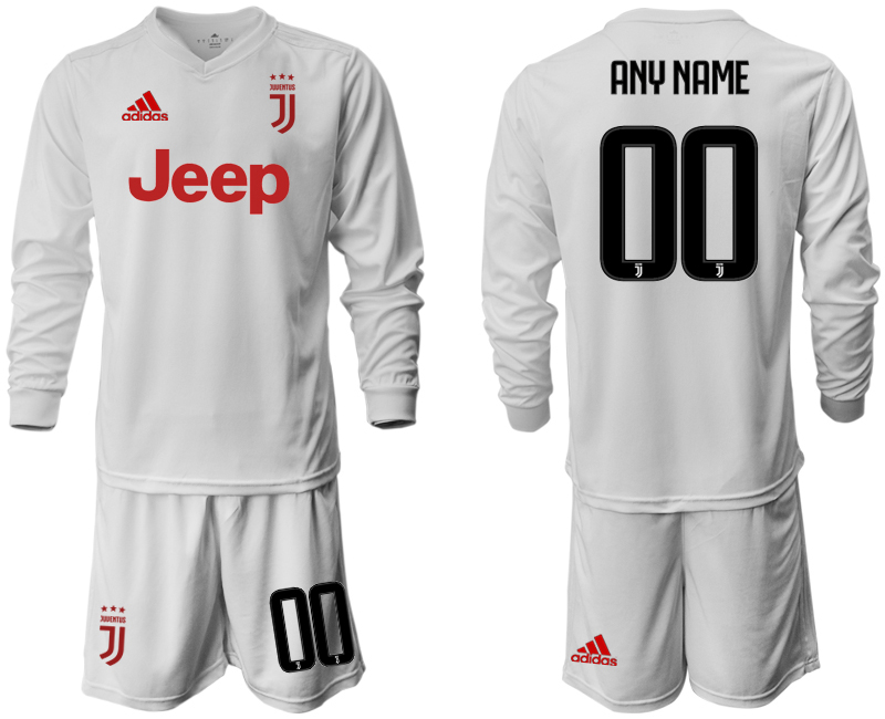 2019-20-Juventus-Customized-Long-Sleeve-Away-Soccer-Jersey