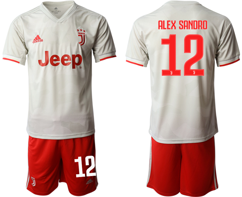 2019-20 Juventus FC 12 ALEX SANDRO Away Soccer Jersey