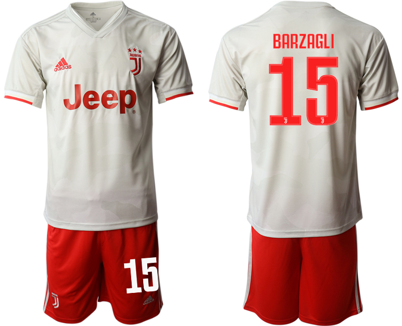 2019-20 Juventus FC 15 BARZAGLI Away Soccer Jersey