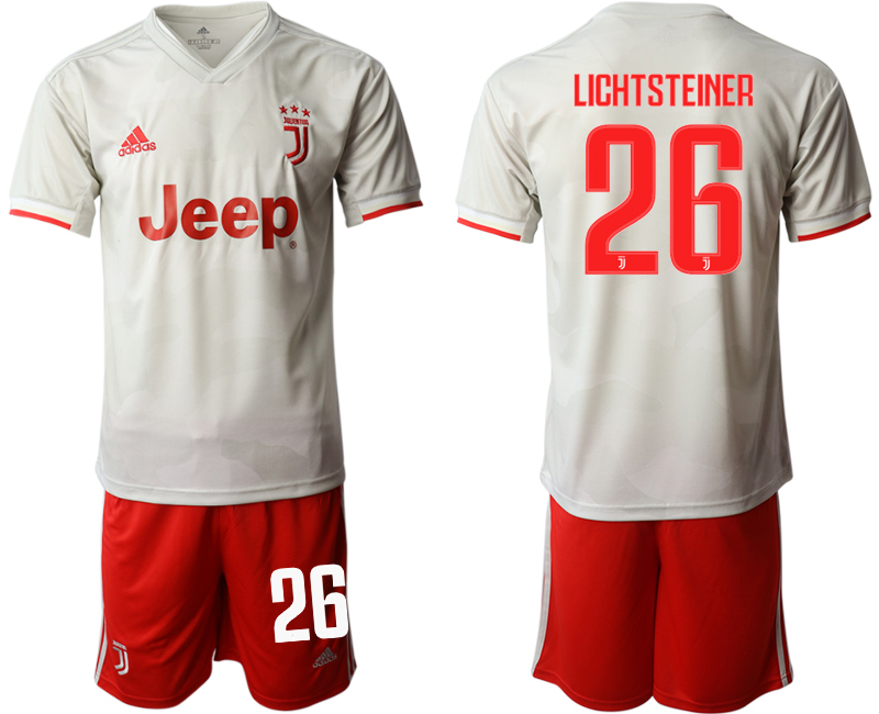 2019-20 Juventus FC 26 LICHTSTEINER Away Soccer Jersey