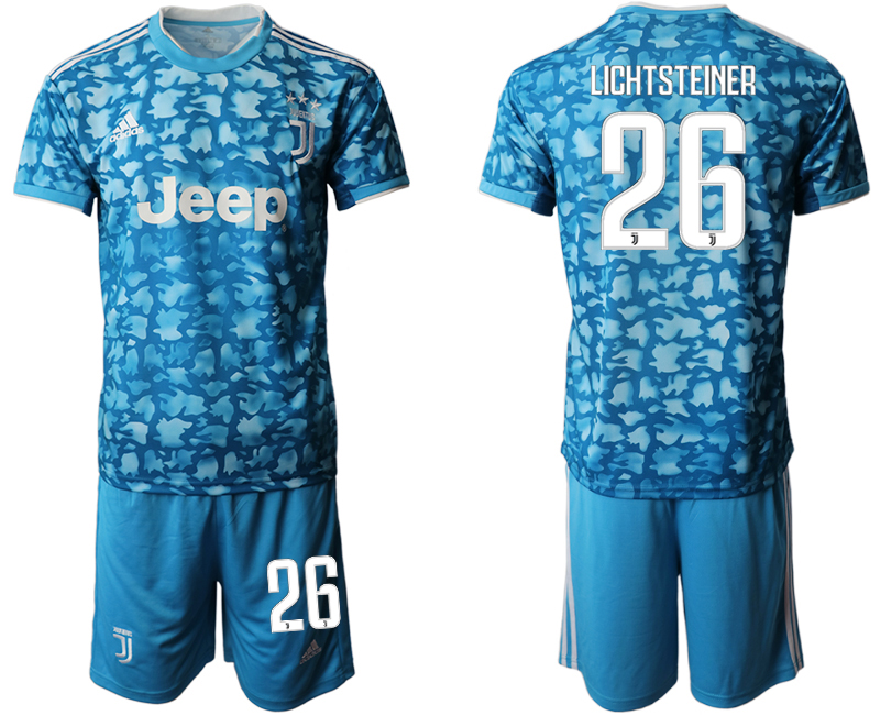 2019-20 Juventus FC 26 LICHTSTEINER Third Away Soccer Jersey