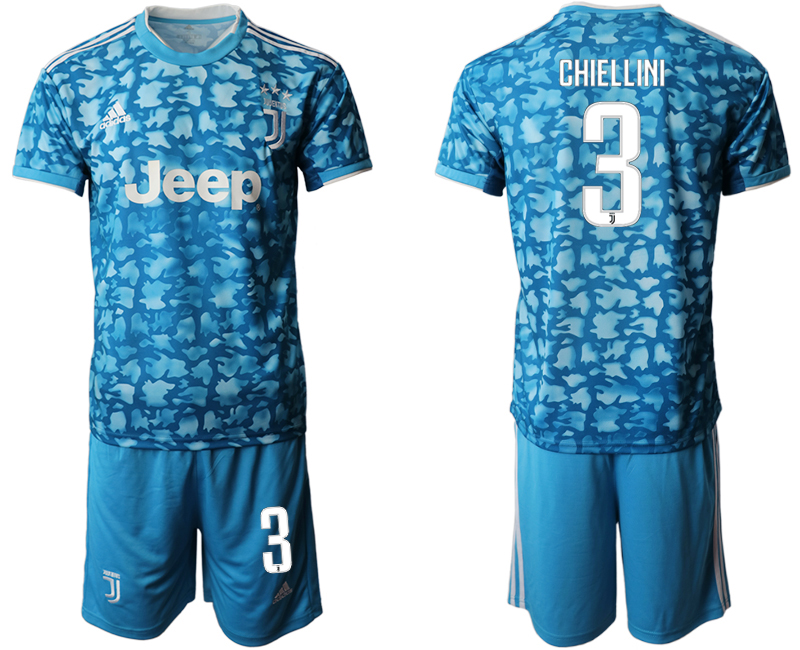 2019-20 Juventus FC 3 CHIELLINI Third Away Soccer Jersey