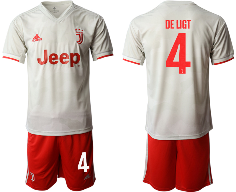 2019-20 Juventus FC 4 DE LIGT Away Soccer Jersey