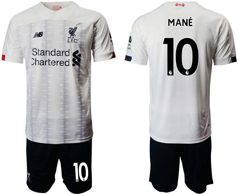 2019-20 Liverpool 10 MANE Away Soccer Jersey