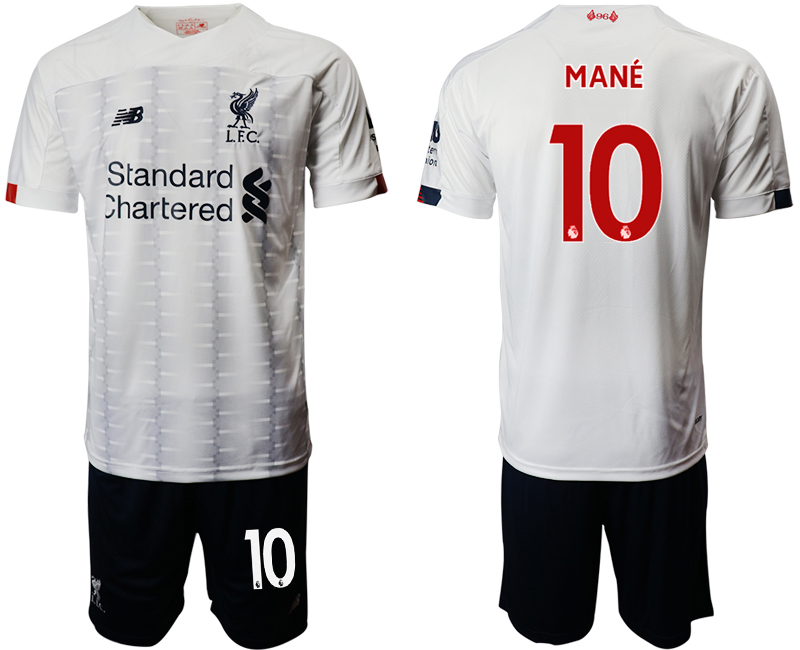 2019-20 Liverpool 10 MANE Away Soccer Jersey