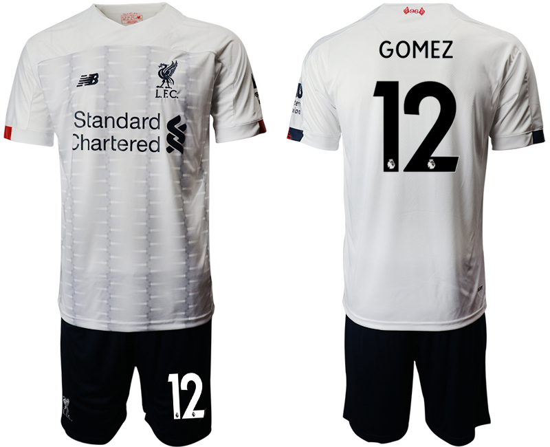 2019-20 Liverpool 12 GOMEZ Away Soccer Jersey